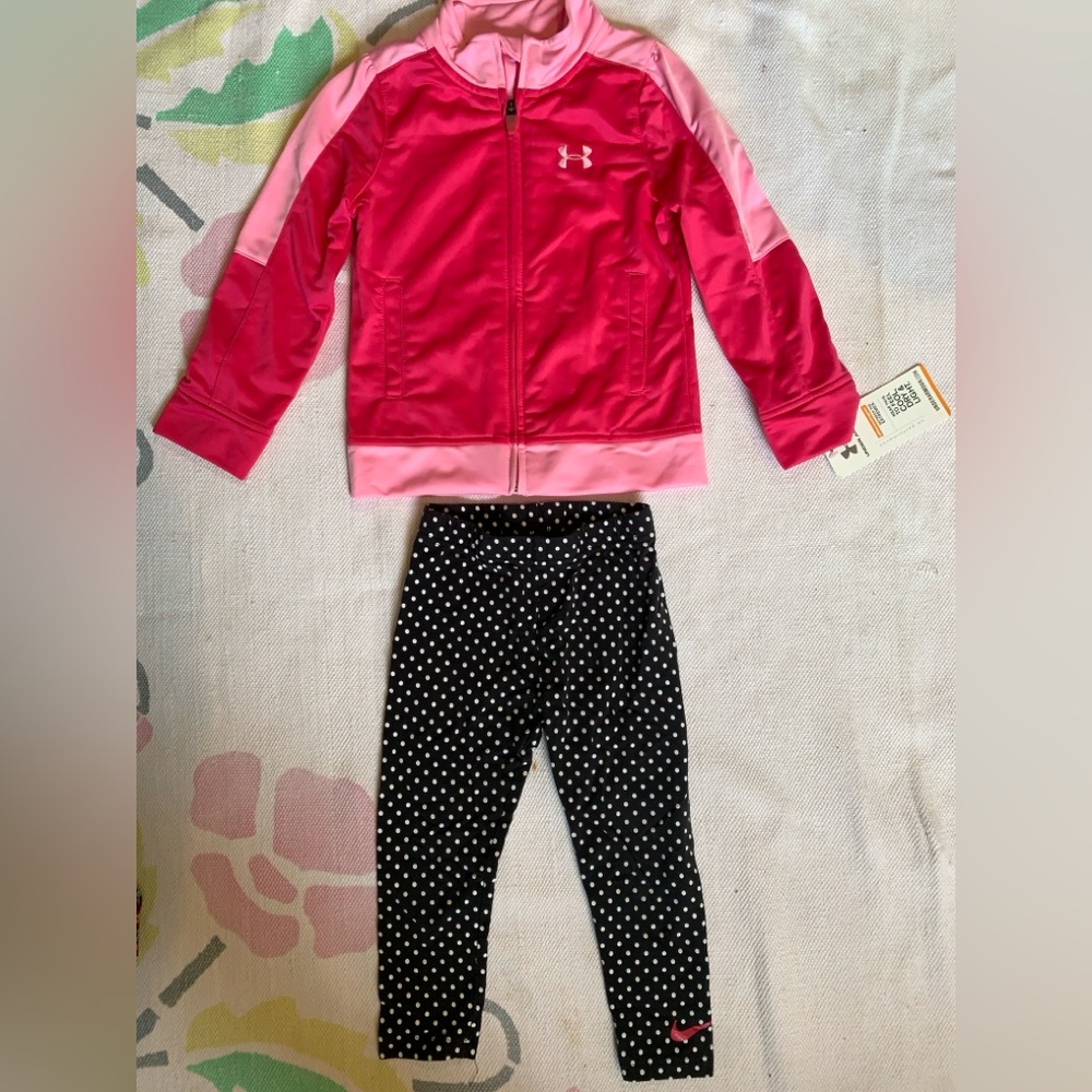 3T girls activewear
Under Armour and Nike